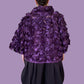 DTH Rose Garden Boxy Top (Eggplant)