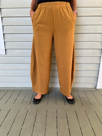 Eleven Stitch Angled Pant (Black or Harvest Gold)