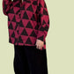 Kedem Motion Shirt (Black/Burgundy)