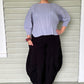 Pleated  Gray Fun Top by Mc oasis