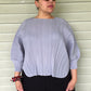 Pleated  Gray Fun Top by Mc oasis