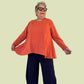 Gerties Long Angel Top - (Peacock, Red Zinc, Sienna, Midnight, Black, Amber or White)