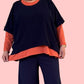 Gerties Eleven Stitch Pullover Vest (Indigo, Red Indigo, or Black)