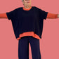 Gerties Eleven Stitch Pullover Vest (Indigo, Red Indigo, or Black)