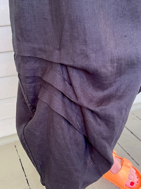 Cheyenne Side Tuck Linen Pants