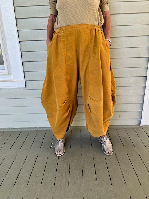 Side Panel Corduroy Pants (Black, Charcoal Gray, Light Blue, Taupe, Sand, or Mustard)