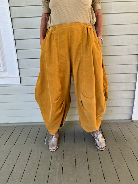 Side Panel Corduroy Pants (Black, Charcoal Gray, Light Blue, Taupe, Sand, or Mustard)