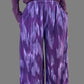 Brush Stroke Corduroy Pants (Navy/Green, Cranberry, or Violet/Gray)