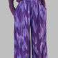 Brush Stroke Corduroy Pants (Navy/Green, Cranberry, or Violet/Gray)