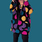 Transparente Circle Print Coat