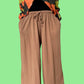 Transparente Wide Leg Sweat Pants (Silver, Black, Green, or Camel)