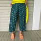 DTH Batik Cotton Tapered Leg Pant - X Design