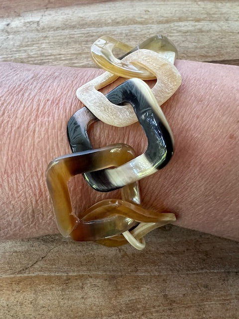 Upcycled Horn Bracelet