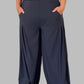 Pleated Pocket Pants With Gathered Hem