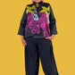 Floral One Button Floral  Jacket
