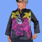 Floral One Button Floral  Jacket