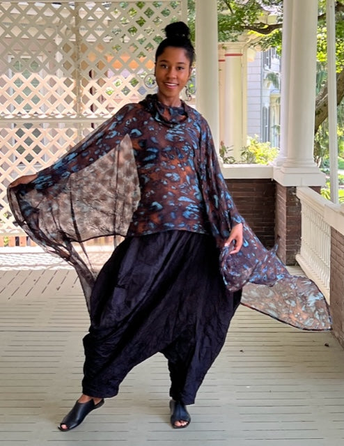 Kedem Pearl Poncho style top