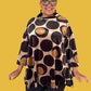 Alembika Oversized Velvet Trapeze Top