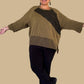 Alembika Urban Spark Crew Neck Top (Khaki)