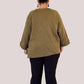 Alembika Urban Spark Crew Neck Top (Khaki)