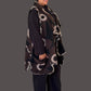 Alembika Piped Cozy Draped Vest (Floral)`