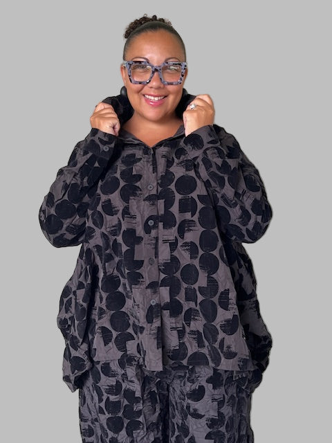 AlembikaTextured Crescent Shirt