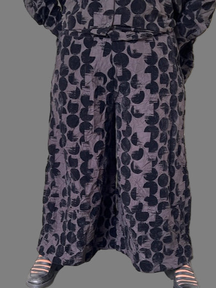 AlembikaTextured Crescent Pants