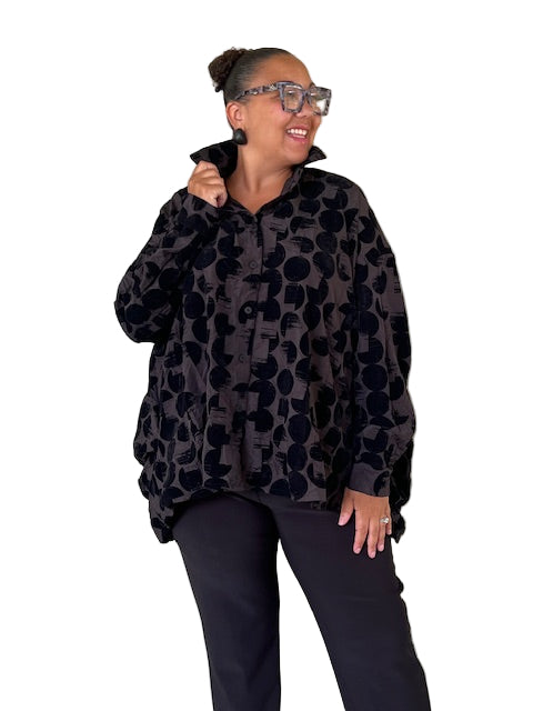 AlembikaTextured Crescent Shirt