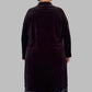 Alembika Velvet Hi Lo Mock Turtleneck Top