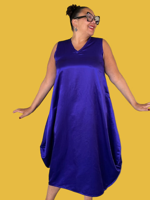 DTH 100% Silk Bubble Dress