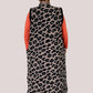 Alembika Savage Cozy Draped Long Vest, Leopard Print