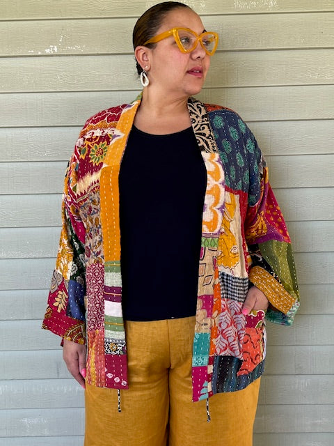 Up-cycled Kantha Jacket