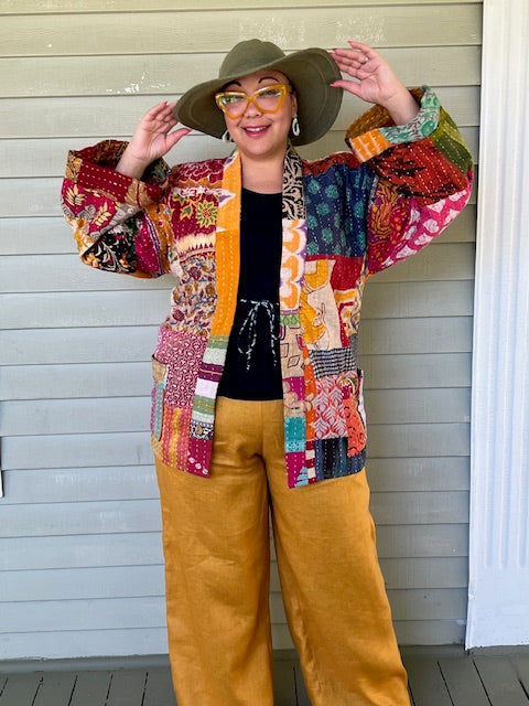 Up-cycled Kantha Jacket