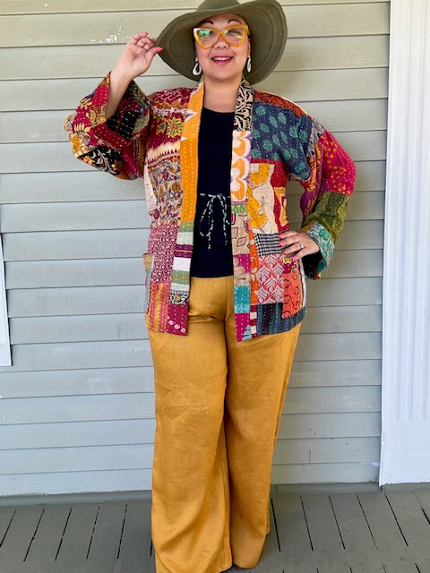 Up-cycled Kantha Jacket