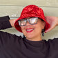 Jayley Hand Painted Silk Devore Hat