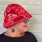 Jayley Hand Painted Silk Devore Hat