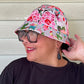 Jayley Hand Painted Silk Devore Hat (Floral)