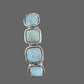 Druzy and Silver Bracelet