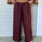 DTH Linen Pants - Chocolate