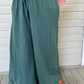 Transparente Wide Leg Sweat Pants (Silver, Black, Green, or Camel)
