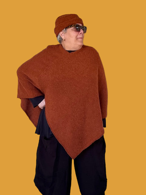 Baby Alpaca Boucle Poncho