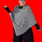 100% Cotton Chevron Poncho