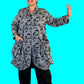 Cheyenne Gray Floral Coat/Dress
