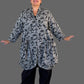 Cheyenne Gray Floral Coat/Dress