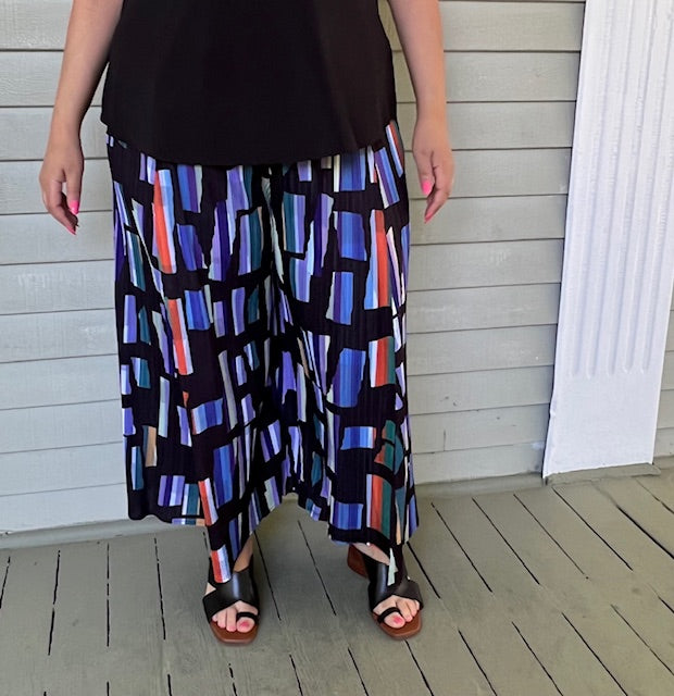 Stained Glass Pleated Pants