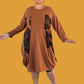 Cheyenne 100% Cotton Camel Flower Dress