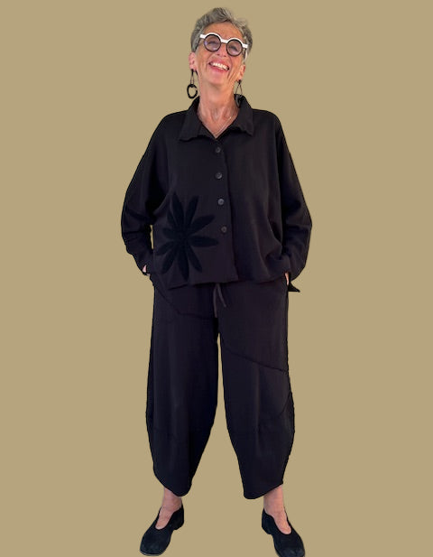 Cheyenne 100% Cotton Boxy Cropped Jacket