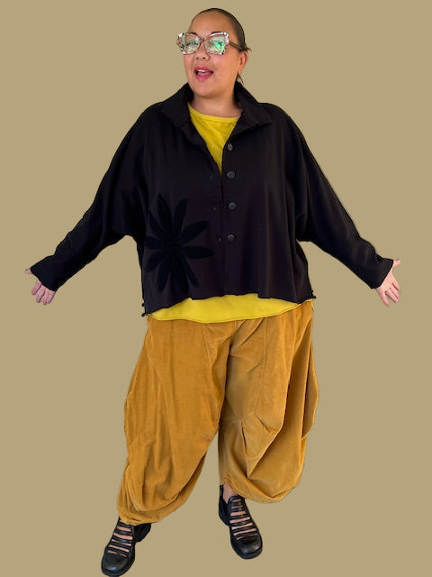 Cheyenne 100% Cotton Boxy Cropped Jacket