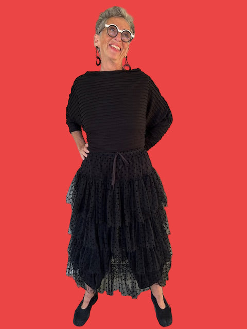 Cheyenne "Cute As" Ruffled Skirt