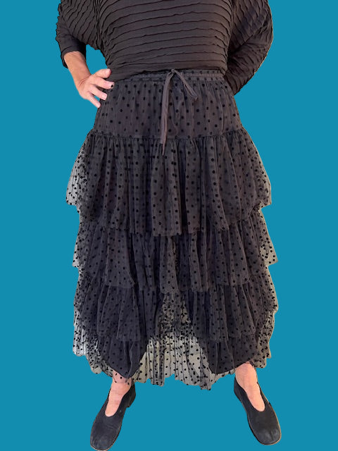 Cheyenne "Cute As" Ruffled Skirt